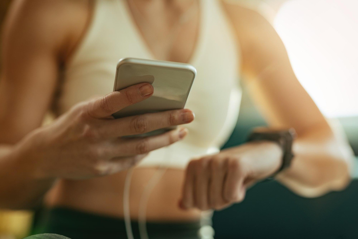 adaptacyjny plan treningowy w aplikacji na telefonie