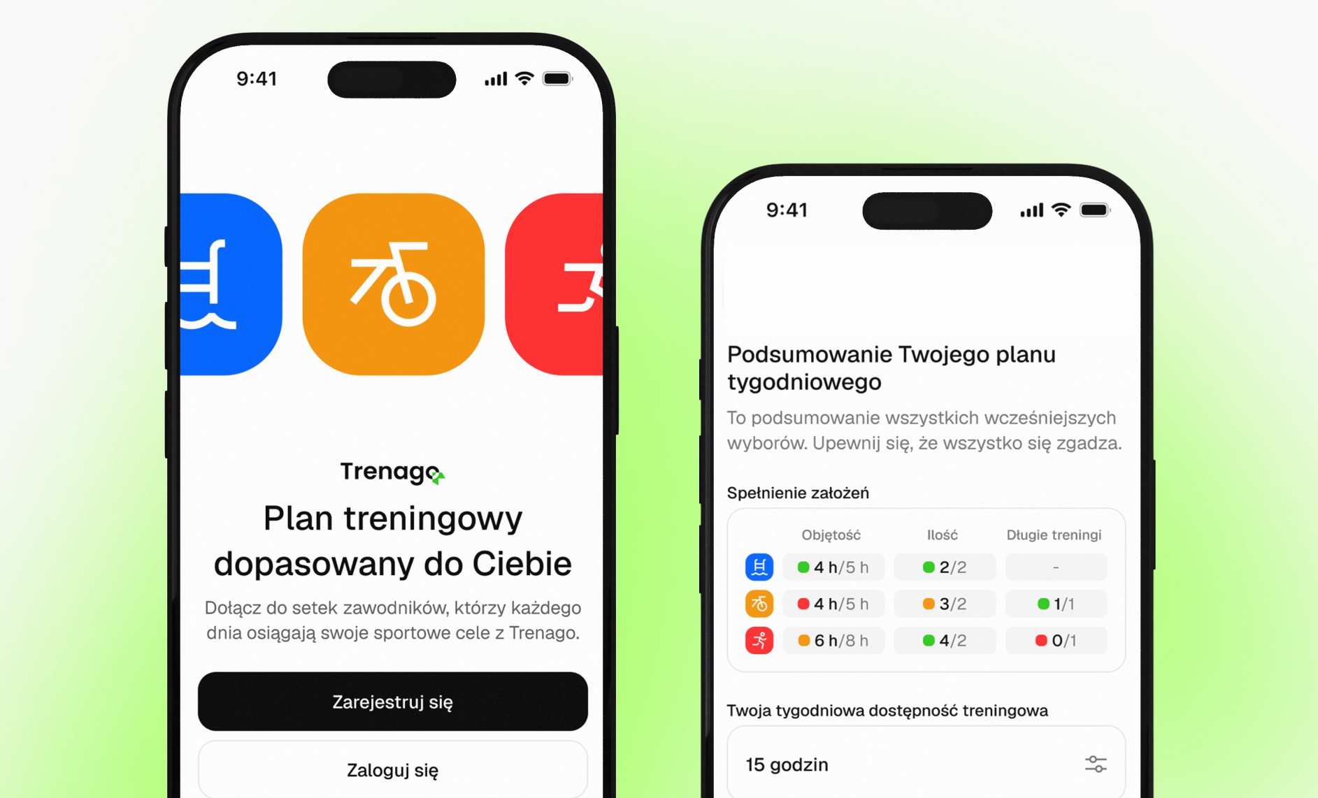 Tygodniowe podsumowanie treningów kolarskich i stref mocy